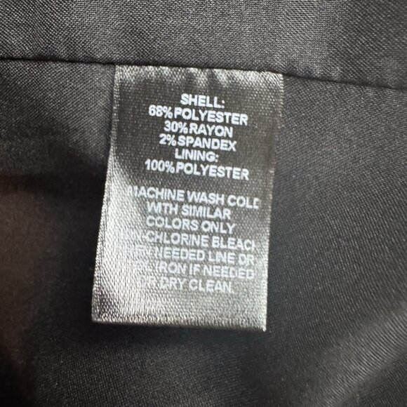 WHBM White House Black Market Blazer Jacket Long Sleeve Women's Size 14 Gray - Picture 14 of 16